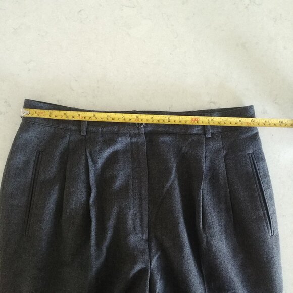 Vintage Liz Claiborne 100% wool grey pants Vintage 16 run Small - Picture 11 of 15